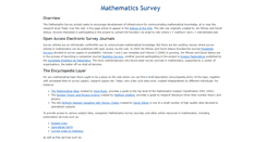 Desktop Screenshot of mathsurvey.org